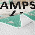thumbnail image 5 of Erosebridal Farmhouse Camper Quilt Full, Cartoon RV Car Full Bedspread Sets, Gray Turqoise, 3-Piece 1 Coverlet and 2 Pillowcases, 5 of 7