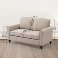 thumbnail image 3 of 45 inch, 2 Seater Loveseat Sofa, Mid Century Modern Couches for Living Room, Button Tufted Sofa for Bedroom, Home Office, Apartment, 3 of 7