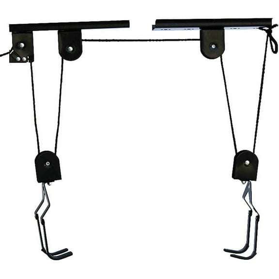 ENROSLU Bike Lift Hoist For Garage Storage,100 lb Capacity Heavy Duty Ceiling Mountain Bicycle Hanger Pulley Rack