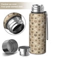 thumbnail image 2 of 20 Oz Brown Dog Paw Footprint Bone Coffee Tumbler Double Wall Insulated Stainless Steel Water Bottle | Metal Reusable Thermoses Flask with Cup Cap | Leak & Sweat Proof with Anti-Dust Lid, 2 of 7