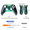 thumbnail image 7 of EEEkit Replacement Faceplate Shell Cover Fit for Xbox One X/Slim Controller with Right & Left Rails, Repair Kit with Tools, Durable ABS Protective Case, 7 of 7