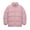 Pink, variant on Bxsruta Mens Puffer Jacket Winter Coat Quilted Full Zip Outerwear Casual Warm Jacket