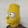 thumbnail image 2 of The Simpsons Bart Mask Halloween High Quality Latex Costume Mask, 2 of 2