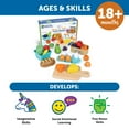 thumbnail image 6 of Learning Resources Farm-to-Table Fresh Market Set, Play Food, Kids Kitchen Accessories, Ages 18+ Mos, 6 of 8