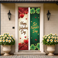 thumbnail image 2 of Valentines and St Patricks Day Decorative Wall Hanging Streamers Creative Backdrop Party Decoration Festive Events Themed Display Celebration Custom Background, 2 of 3