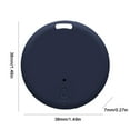 thumbnail image 3 of Mini Rastreador Gps Inteligente Alarma Localizador GPS Buscador remoto portátil para billetera Pet Key Phone (Azul oscuro), 3 of 8