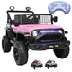 thumbnail image 1 of Montable Electrico Camioneta para Niños con Luz y Sonido 12v Control Remoto Bluetooth Apto a Partir de 3 años - Rosa, 1 of 7