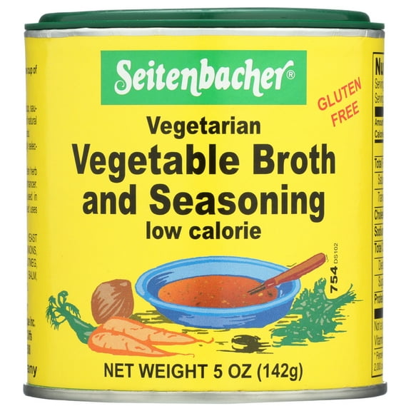 Seitenbacher Vegetarian Vegetable Broth And Seasoning, 5 Oz