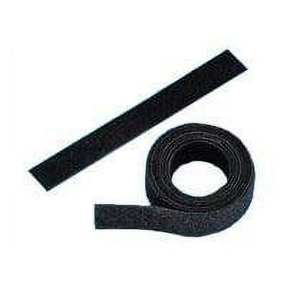 Cable Tie, 75 ft L, 1/4 in Max Bundle Dia., Black, Nylon, 50 lb Strength