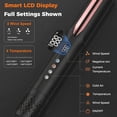 thumbnail image 6 of 2-in-1 Wet to Dry Hair Straightener & Dryer, Ionic Airflow Air Straightener Flat Iron with LCD Display & Auto-off, No Heat Damage, Black, 6 of 7