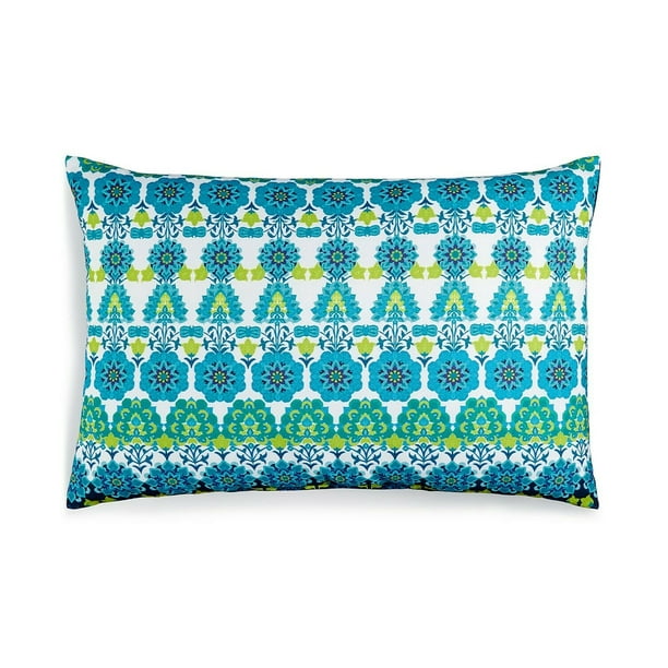 Kensington Garden Jetrich Canada Medallion 16 X 24 Decorative Pillow Blue Com Kensington Garden Jetrich Canada, Blue Outdoor Pillows Canada