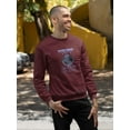 thumbnail image 2 of Modern Hysteria Techno Style Sweatshirt Men -Image by Shutterstock, Male 4X-Large, 2 of 4