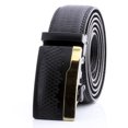 thumbnail image 2 of Amedeo Exclusive Gold & Black Automatic Ratchet Belt  No Holes, Micro-Adjust Perfect Fit, 2 of 2