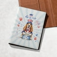 thumbnail image 5 of Happy 4th of July Patriotic Basset Hound Marching Band Uniform Balloons Fireworks Travel Passport Wallet Bassets Dog Breed Lovers Gifts Idea PU Leather Passport Holder Cover - 13009, 5 of 5