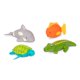 thumbnail image 1 of Bath Toys Battat Paddling, paquete de 4 animales de bañera, más de 2 años, 1 of 6