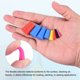 thumbnail image 4 of Uxcell 50Pcs Tapones de Silicona, 1/4" x 3/8" (6.5mm x 9.5mm) Resistentes a Altas Temperaturas, Reutilizables para Pintura y Sellado, Amarillo, 4 of 6