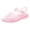Pink, variant on Kids Glitter Roman Jelly Sandals Open Toe Adjustable Buckle Non Slip Hollow Shoes For Beach Pool, Silver
