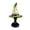 Green, variant on WYBXZ Witch Hat Lamp Stained Glass Handmade Gothic Table Lamp LED Night Light for Bedroom Living Room Party Decor Green Unique Gift