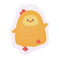 thumbnail image 2 of Esponja de limpieza multiusos para fregar, esponja de cocina portátil, reutilizable, con dibujos animados Pollo Amarillo, 2 of 9