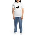 thumbnail image 4 of CafePress - I Love My Couch Potato Whippet Pajamas - Women's Short Sleeve Print T-Shirt and Pants Light Cotton Pajama Set, 4 of 7