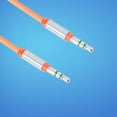 thumbnail image 1 of 3.5 mm Coiled Stereo Audio Cable Car Auxiliary Audio Cable Male To Male OR, 1 of 4
