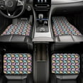 thumbnail image 7 of Pofeuu Colorful Alpaca Print Car Foot Mat Set of 4 Pieces - All-Weather Full Set Floor Mats for Cars Trucks SUVs, 7 of 7