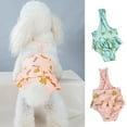 thumbnail image 2 of Walbest Pet Sanitary Pants,Pet Sanitary Diaper Adjustable Suspender Printed Reusable Dog Underwear Physiological Pants Shorts for Female Dogs, 2 of 6