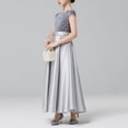 thumbnail image 6 of oqasdz Girls Dresses Sleeveless High Waist Pleated Performance Recital Tutu Outfit for Kids Evening Party Wedding Dress, 6 of 6