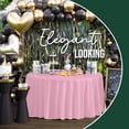 thumbnail image 4 of Exquisite 12-Pack Disposable 120-Inch Round Pink Plastic Tablecloths for Parties, 4 of 6