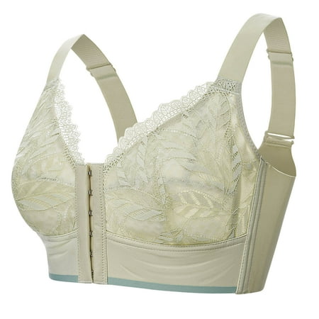 

Zuwimk Bras For Women Full Coverage Women s Invisibles Comfort Seamless Lightly Lined V Neck Bralette Bra A 36/80D