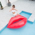 thumbnail image 2 of Hamaca Inflable para Piscina Brillar 4 en 1 Labios Rojos, 2 of 5