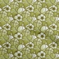 thumbnail image 1 of oneOone Viscose Chiffon Light Green Fabric Sports Basket & Football Craft Projects Decor Fabric Printed By The Yard 42 Inch Wide, 1 of 4