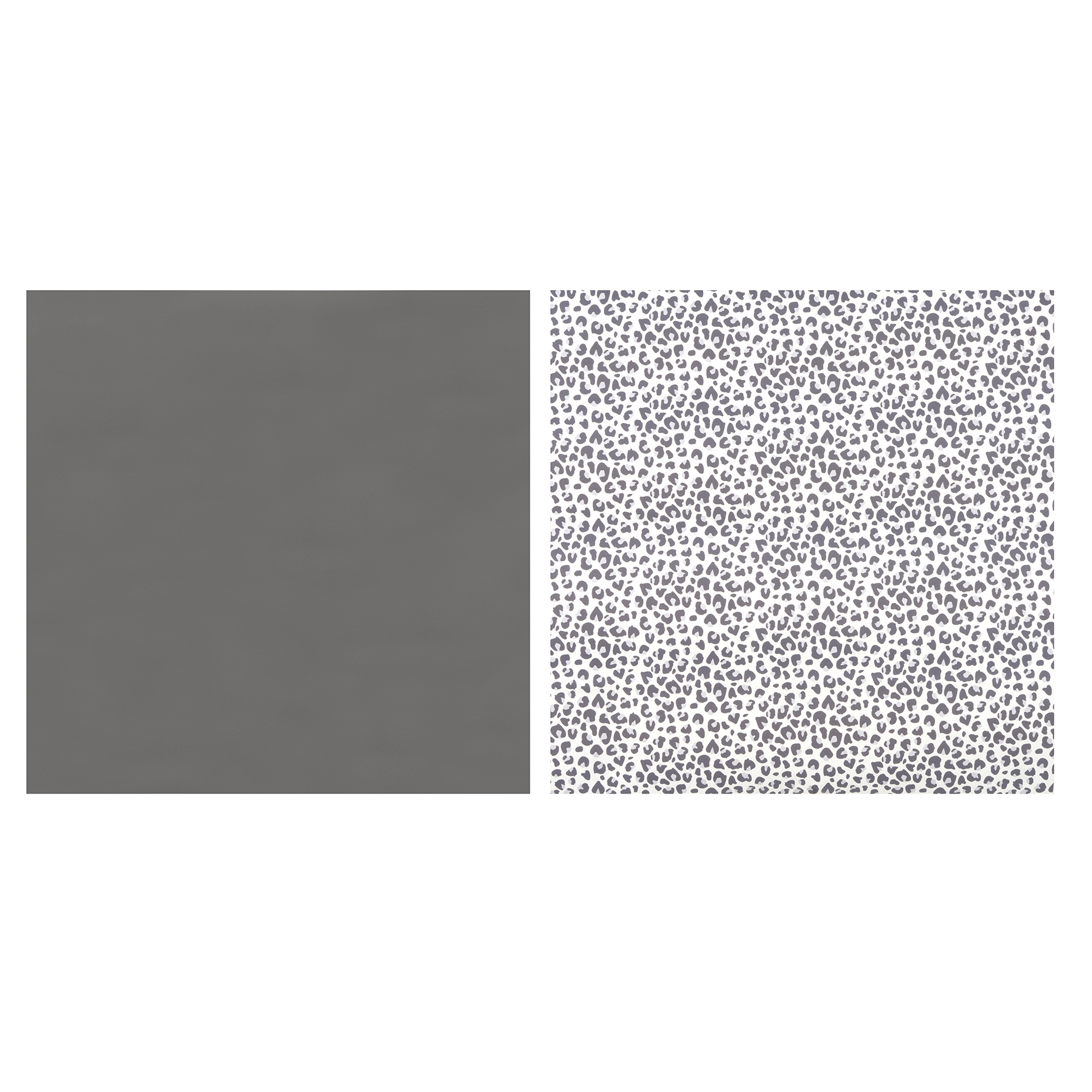 Make Market 12" x 12" Snow Leopard & Black Sublimation Sheets - Printed Heat Transfer Sheets for Mugs, Shirts, Plaques & DIY Crafts, No Printer Needed, 6 Pack