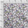 thumbnail image 2 of oneOone Cotton Poplin Medium Purple Fabric Floral Quilting Supplies Print Sewing Fabric By The Yard 42 Inch Wide, 2 of 5