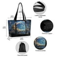 thumbnail image 2 of FORMRS Laptop Tote Bag for Women with 15.6" Computer Compartments Handbag, Crystal Moon, 2 of 7