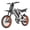 Silver, variant on 31MPH Electric Bike for Adults, 1000W Brushless Motor, 48V 18Ah Removable Battery, E-Bike with App Control,Dual Suspension Mountain Bike-Black