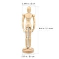thumbnail image 2 of WHAMVOX Posable Figure For Drawing Craftsmanship Multi 1 Set Artists Sketching Aid, 2 of 8