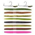 thumbnail image 3 of 15 Unids / Pack Cebos Artificiales Suaves Y Cálidos Señuelo de Pesca de Lombrices de Tierra para Lubina Macarena Señuelo de pesca suave y cálido, 3 of 7