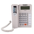 thumbnail image 2 of Conjunto De Extensión De Botones Grandes Teléfono Con Cable Con Altavoz Con Pantalla Lcd - Blanco Yuarrent EL007252-00, 2 of 6
