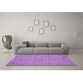 thumbnail image 3 of Ahgly Company Indoor Rectangle Abstract Purple Contemporary Area Rugs, 6' x 9', 3 of 4