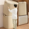 thumbnail image 4 of VALSEEL Heavy Duty Storage With Reinforced Handles Extra Large Storage Bags For Clothes Tote Bag Double Zipper For Space Saving Travel, 4 of 7