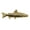 Gold Plated, variant on Bull Trout Pin, F024, Pewter, 2”, Fish Lapel Pin, Hat, Pins, Brooch, Brooches, Jewelry, Gift, 100% Handmade in the USA, 200 Fish Designs Available
