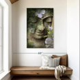 thumbnail image 2 of Elephant Stock Inner Tranquility Wall Art - Vertical Canvas Wall Art - Living Room Wall Decor - Religion And Spirituality Canvas - Gray And Beige Decor By Fusion Idol Arts - 30" x 45", 2 of 8