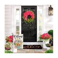 thumbnail image 2 of Spring Welcome Garden Flag , Double Sided Burlap Weatherproof Flag Farmhouse Flag For Outdoor Yard, 2 of 5