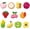 Fruit 1, variant on 10 Pcs Fruit Fridge Magnets, Vegetables Refrigerator Magnets, Cute Fruit Kitchen Stickers for Refrigerator, Microwave Oven, Kitchen, Office Decor