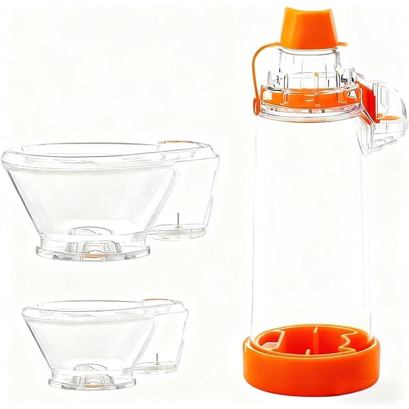 Spacers for Adults and Kids with 2 Masks Spacer(orange)