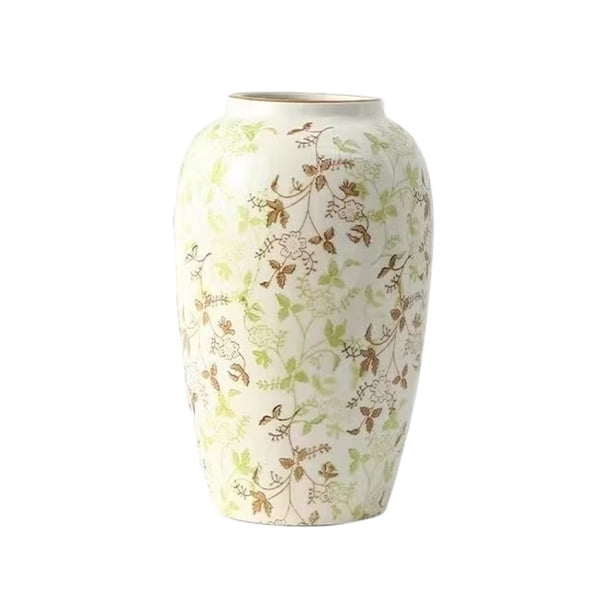 Este florero puede contener todo tipo de flores for la decoración moderna de la sala de estar. Jarrón decorativo.