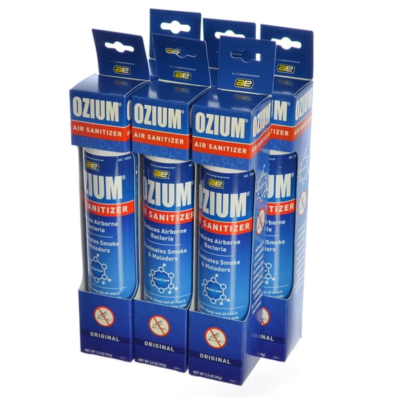 Ozium Smoke & Odor Eliminator Air Sanitizer / Freshener 3.5oz ORIGINAL - 6 PACK