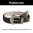 thumbnail image 4 of Ceinture de Mode pour Femmes avec Chaîne Imprimé Léopard Boucle Sculptée pour Robe Costume Jupe Jeans, 4 of 6