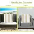 thumbnail image 2 of Majestic Home Goods Vertical Stripe Indoor / Outdoor Large Pillow, 2 of 4